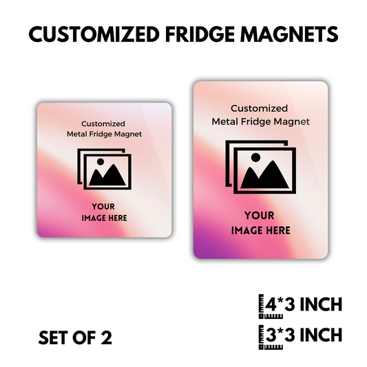Customized Fridge Magnets - Set of 2