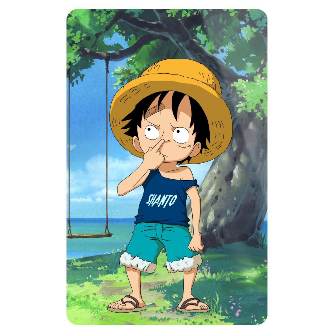 Monkey D. Luffy - Metal Poster