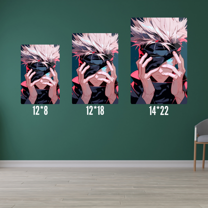 Gojo Jujutsu Kaisen - Metal Poster