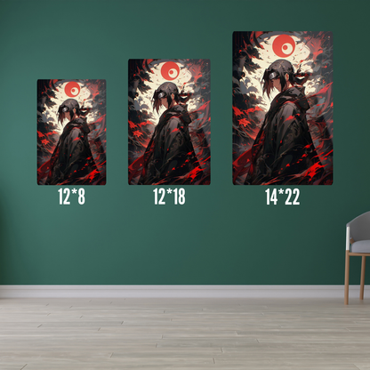 Itachi JJK - Metal Poster