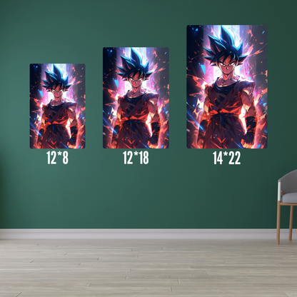 Goku- Metal Poster