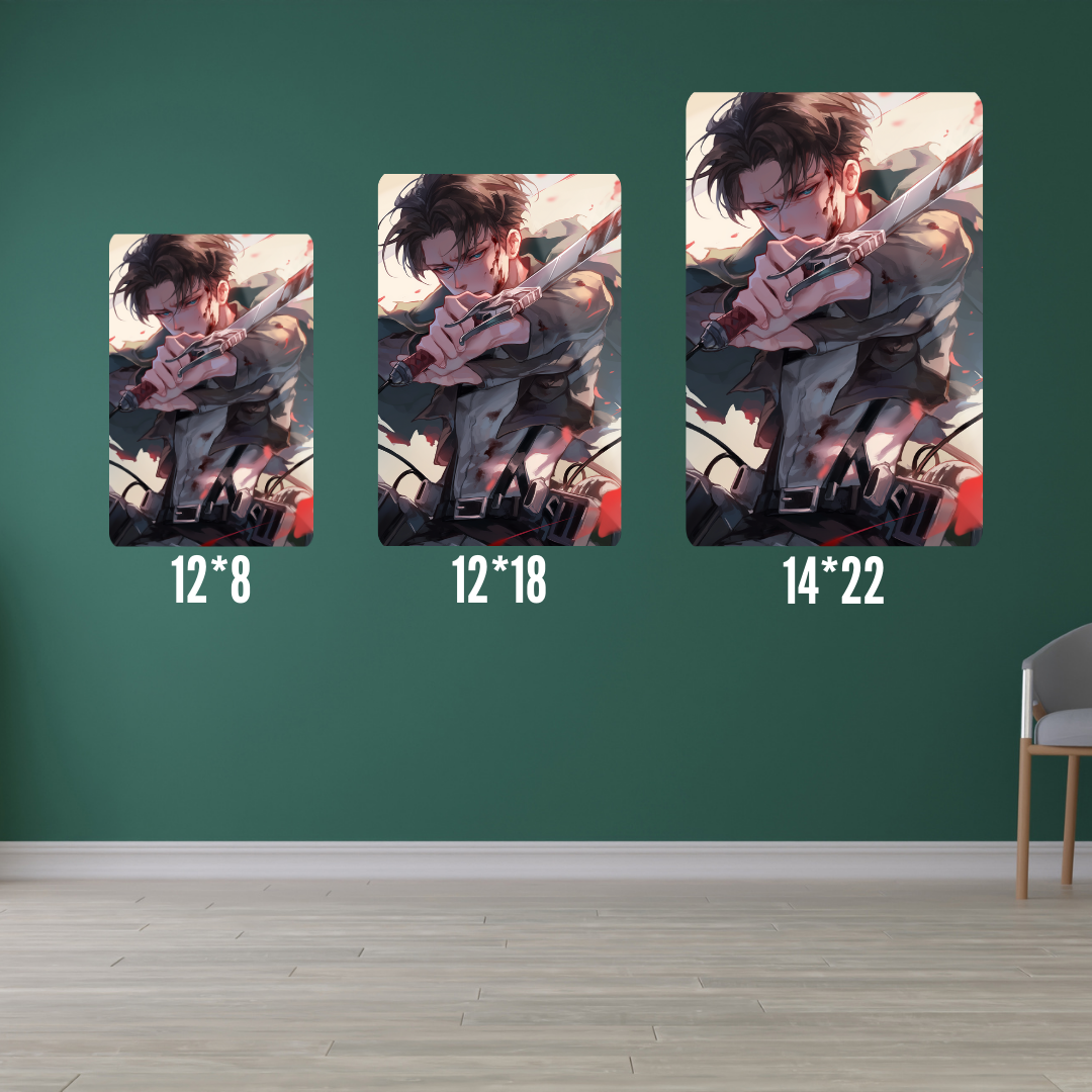 Levi Aot - Metal Poster