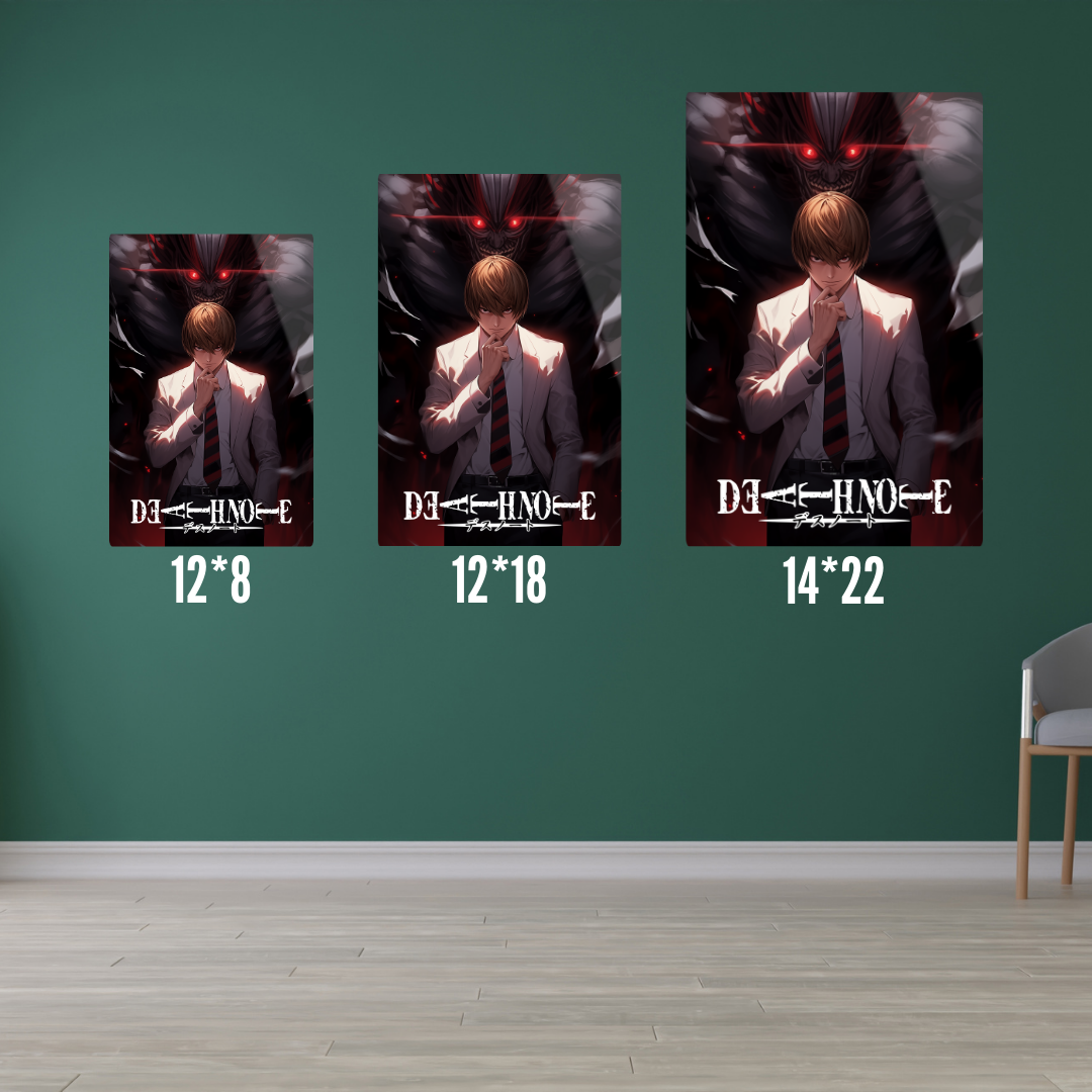 Yagami Death Note - Metal Poster