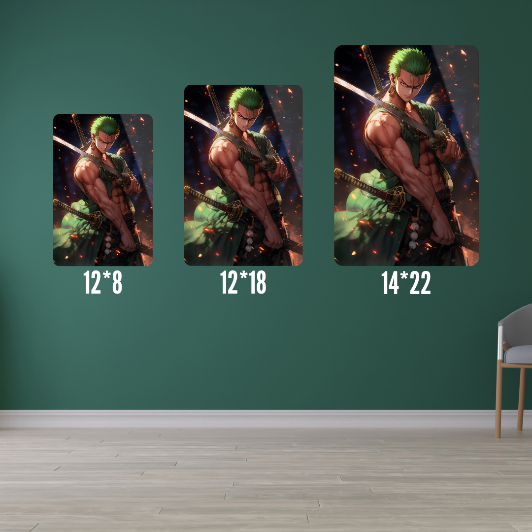 Roronoa Zoro One-Piece - Metal Poster