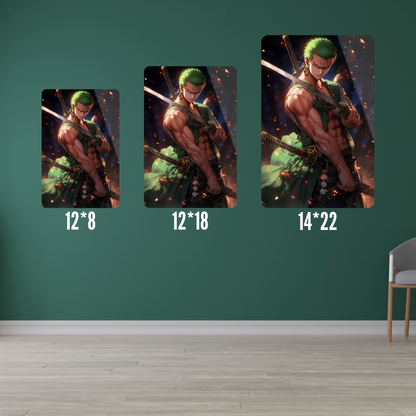 Roronoa Zoro One-Piece - Metal Poster