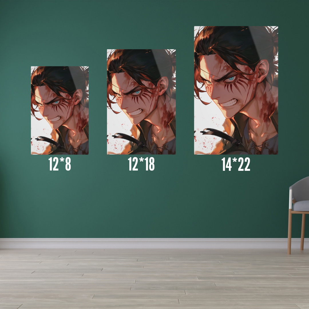 Eren Yeager - Metal Poster